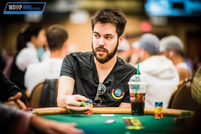 Dominik Nitsche playing poker at the WSOP