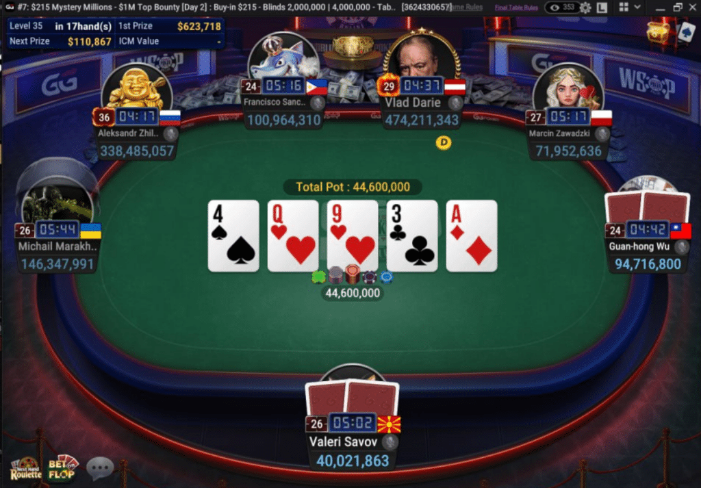 Event #7: Mystery Millions - Final table