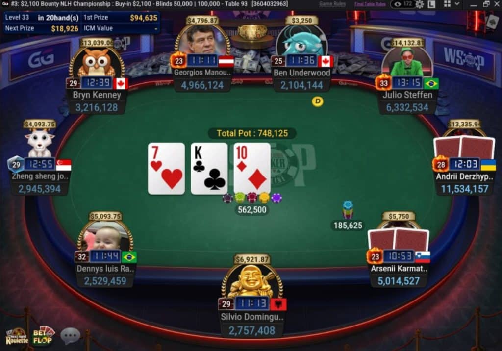 2024 WSOP Online $2100 Bounty NLH Championship