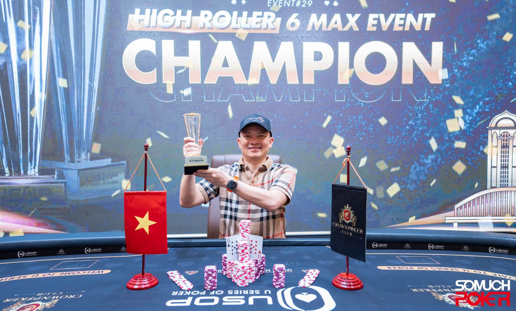 Dao Minh Phu claims second career USOP trophy at High Roller 6 Max